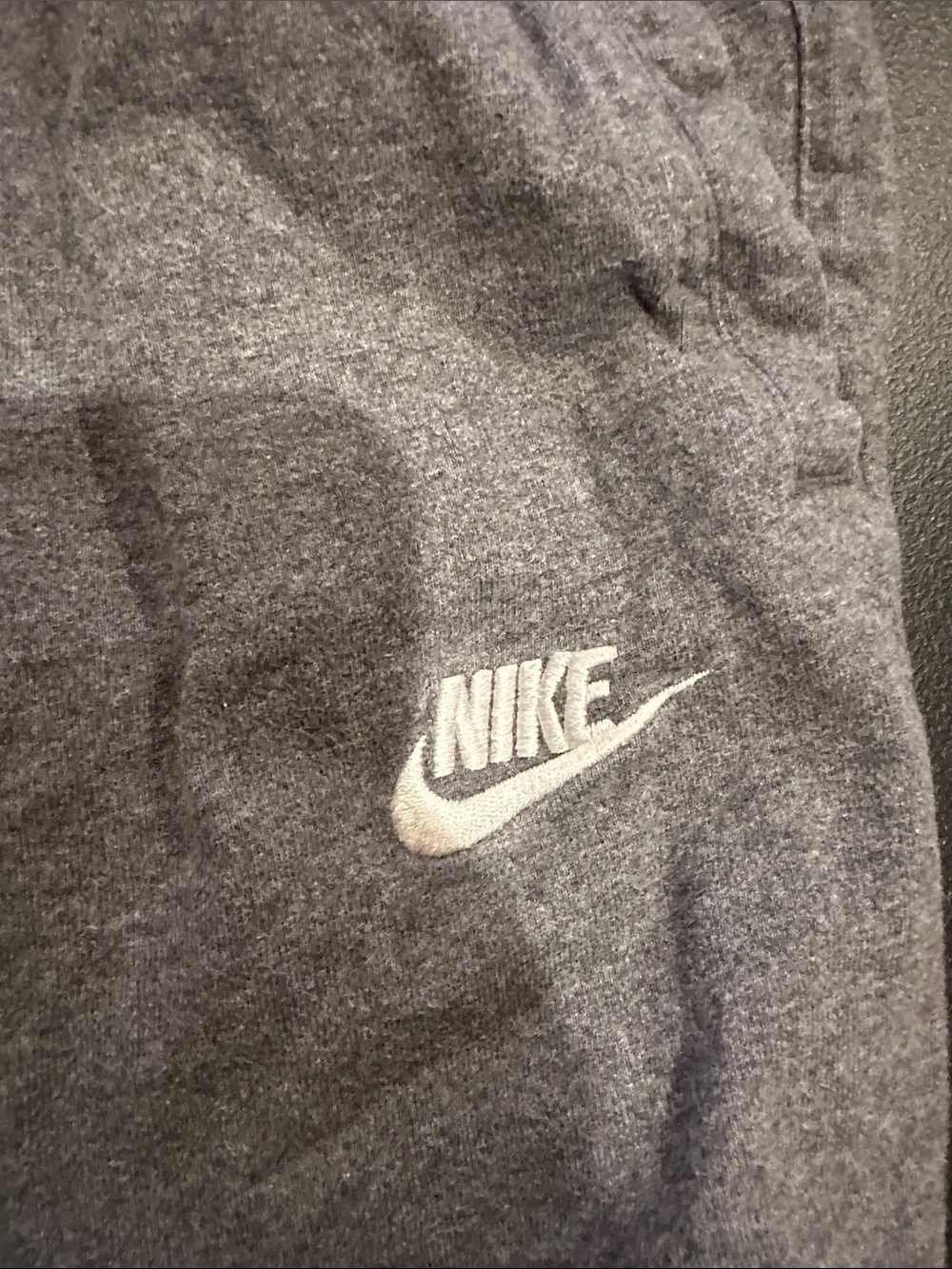 Nike Black Jogger Sweatpants with Small Swoosh